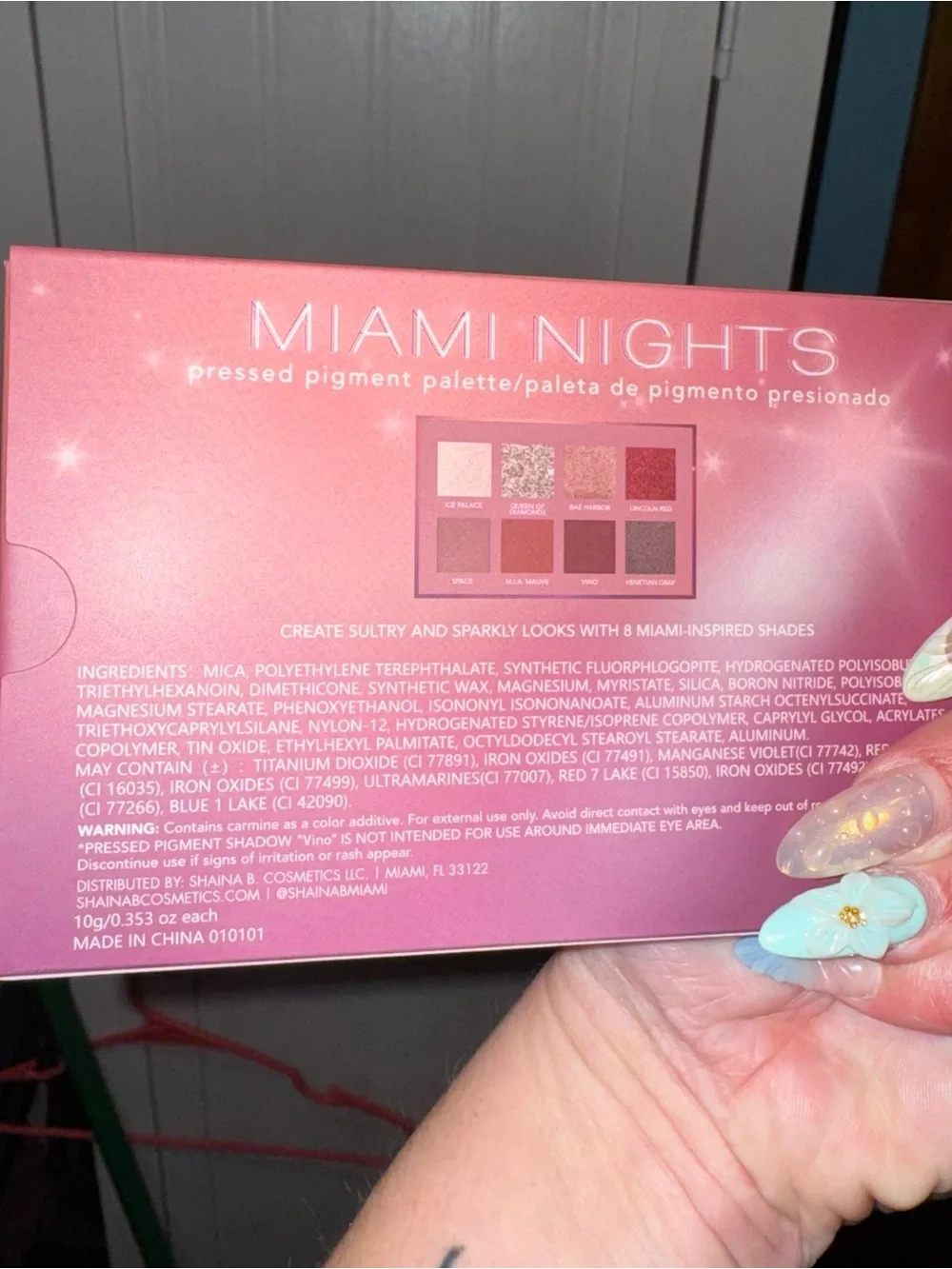 Miami nights palette